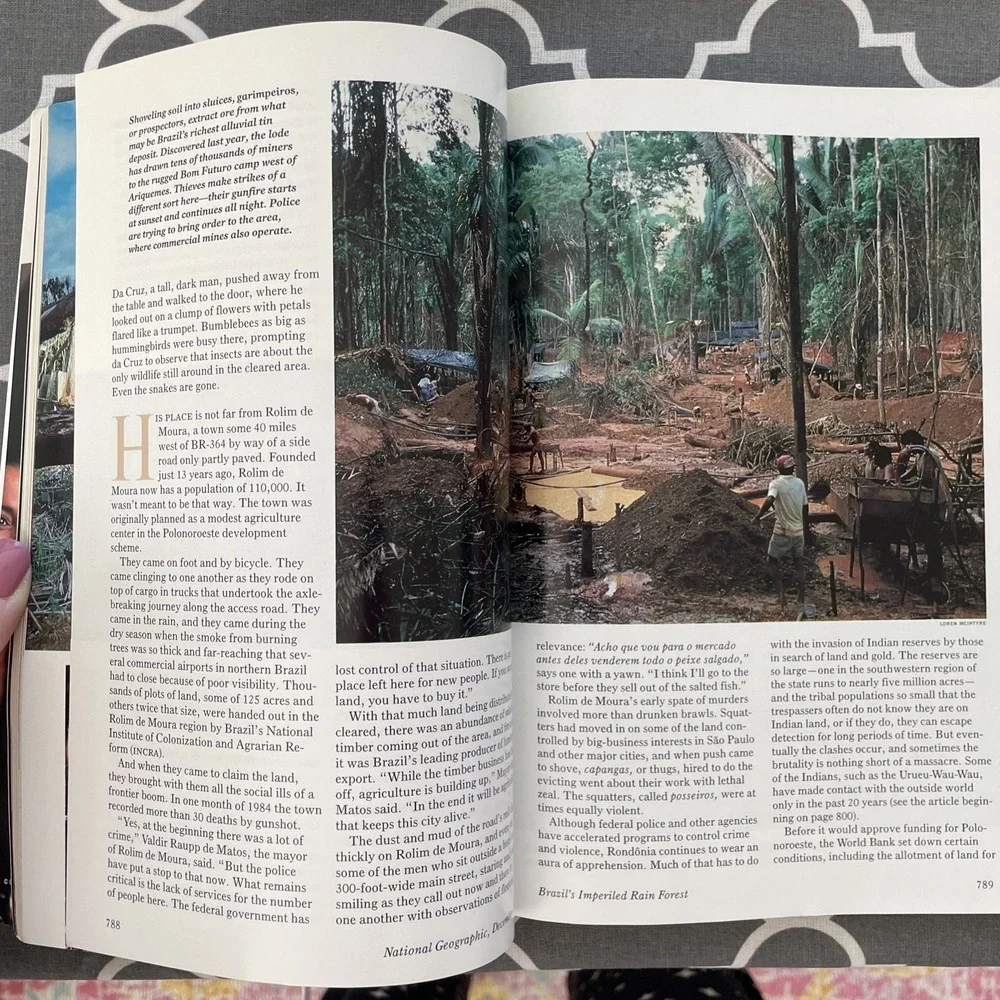 National Geographic Magazine - Hologram Cover December 1988 VOL: 174, NO 6 Good